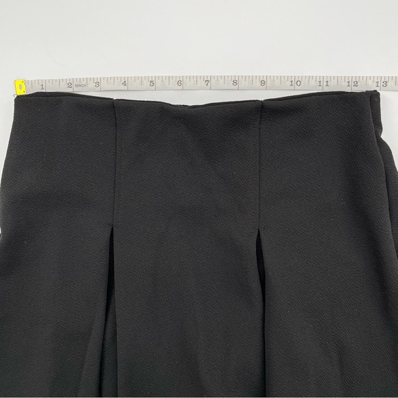NWT SO RAD Skater Circle Skirt Pleats Texture Black Small - Picture 5 of 6